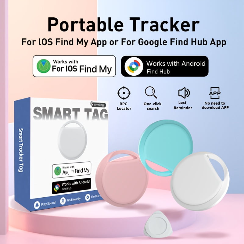 3-pack Smart Tag Tracker | Dual System Air Tracker Tag for iOS and ...