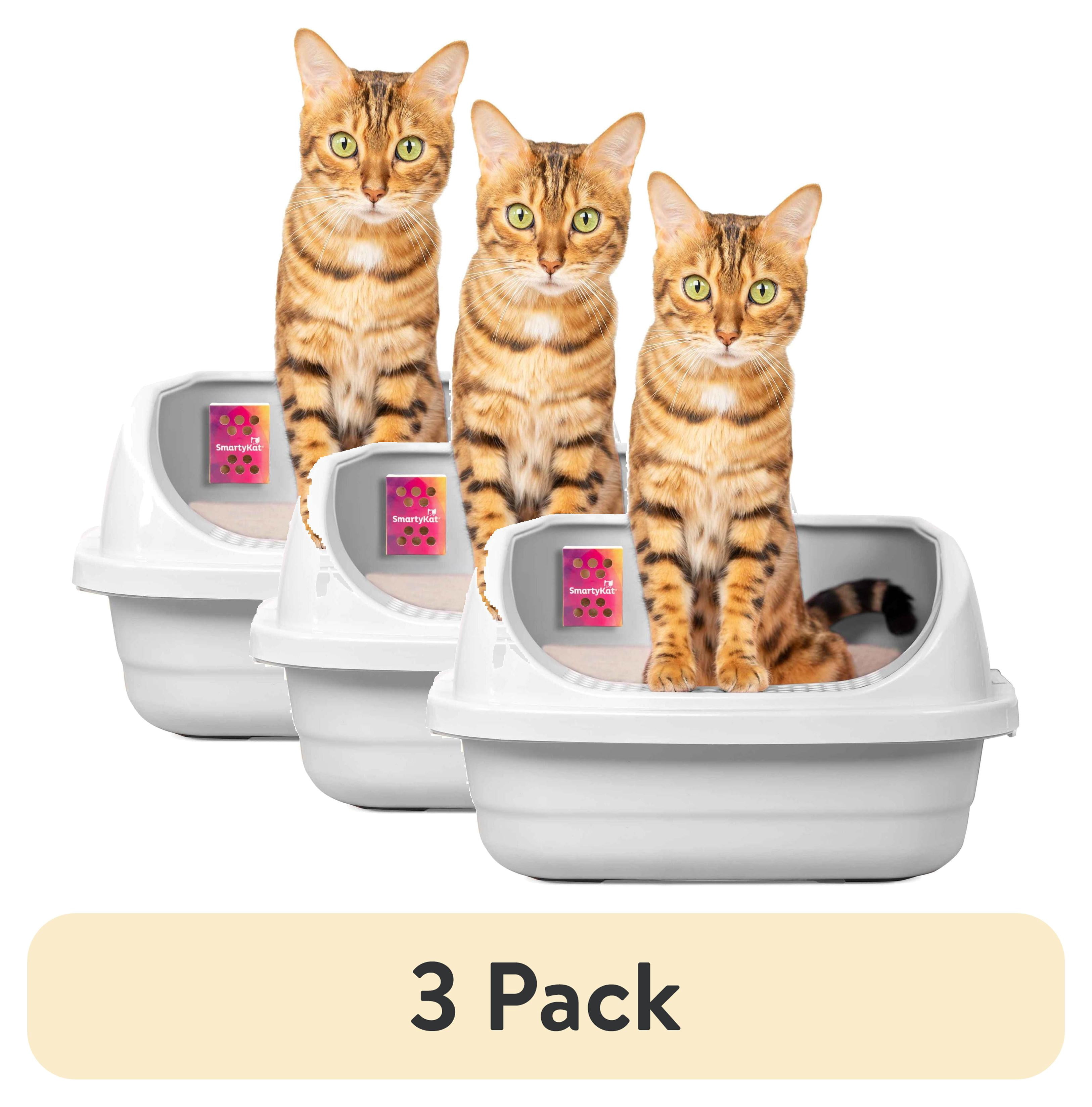 (3 pack) SmartyKat Odor Erase Pet Litter Box Odor Absorber for Cats, 0.34 oz Box & 2 Sachets