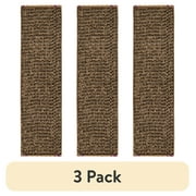 (3 pack) SmartyKat Super Scratcher Reversible Catnip Infused Corrugated Cardboard Cat Scratching Floor Pad