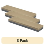 3 pack Smith s 50821 8  Dual Grit Combination Sharpening Stone   Gray
