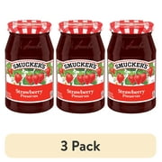 (3 pack) Smucker's Strawberry Preserves, 18-Ounce
