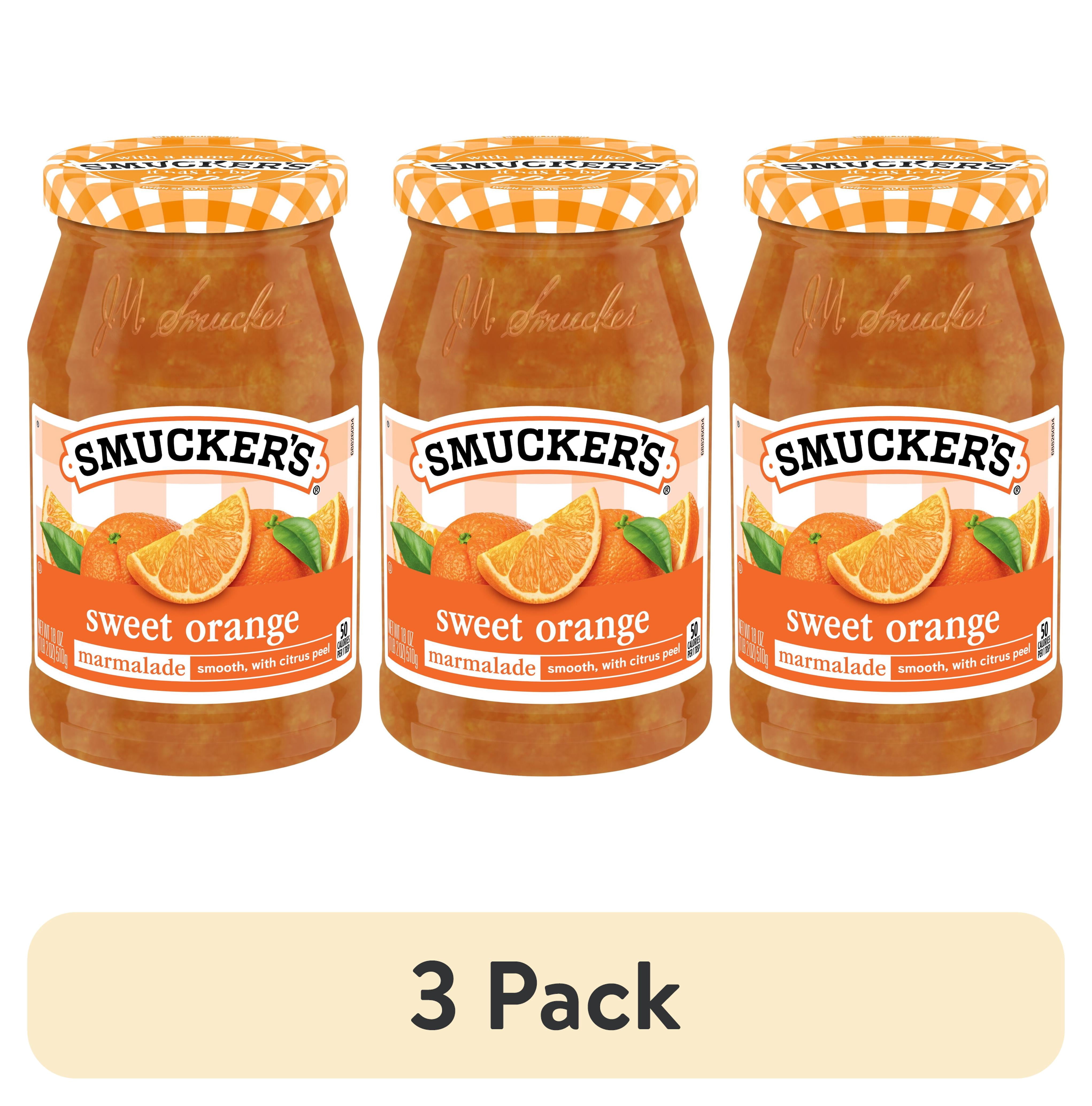 (3 pack) Smucker's Sweet Orange Marmalade, 18 oz