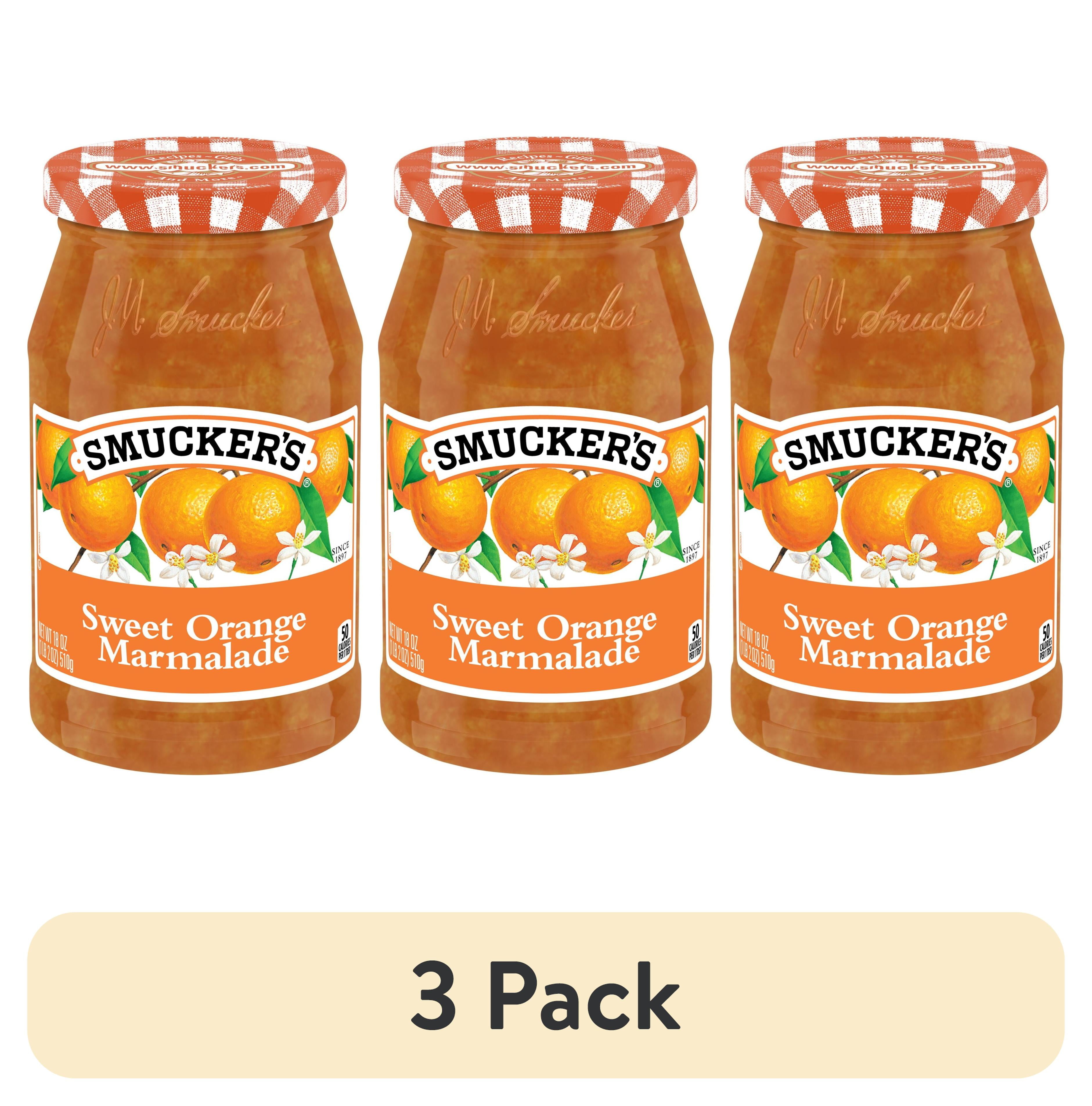 3 pack) Smucker's Sweet Orange Marmalade, 18 oz - Walmart.com