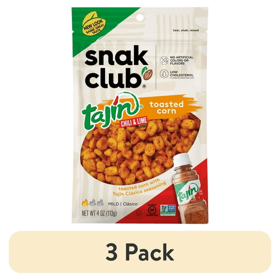 (3 pack) Snak Club Tajin Toasted Corn