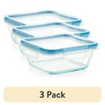 thumbnail image 1 of (3 pack) Snapware Total Solution Glass 4-Cup Square with Lid, A Practical Choice for Dry Goods and Bulk Ingredients, 1 of 7