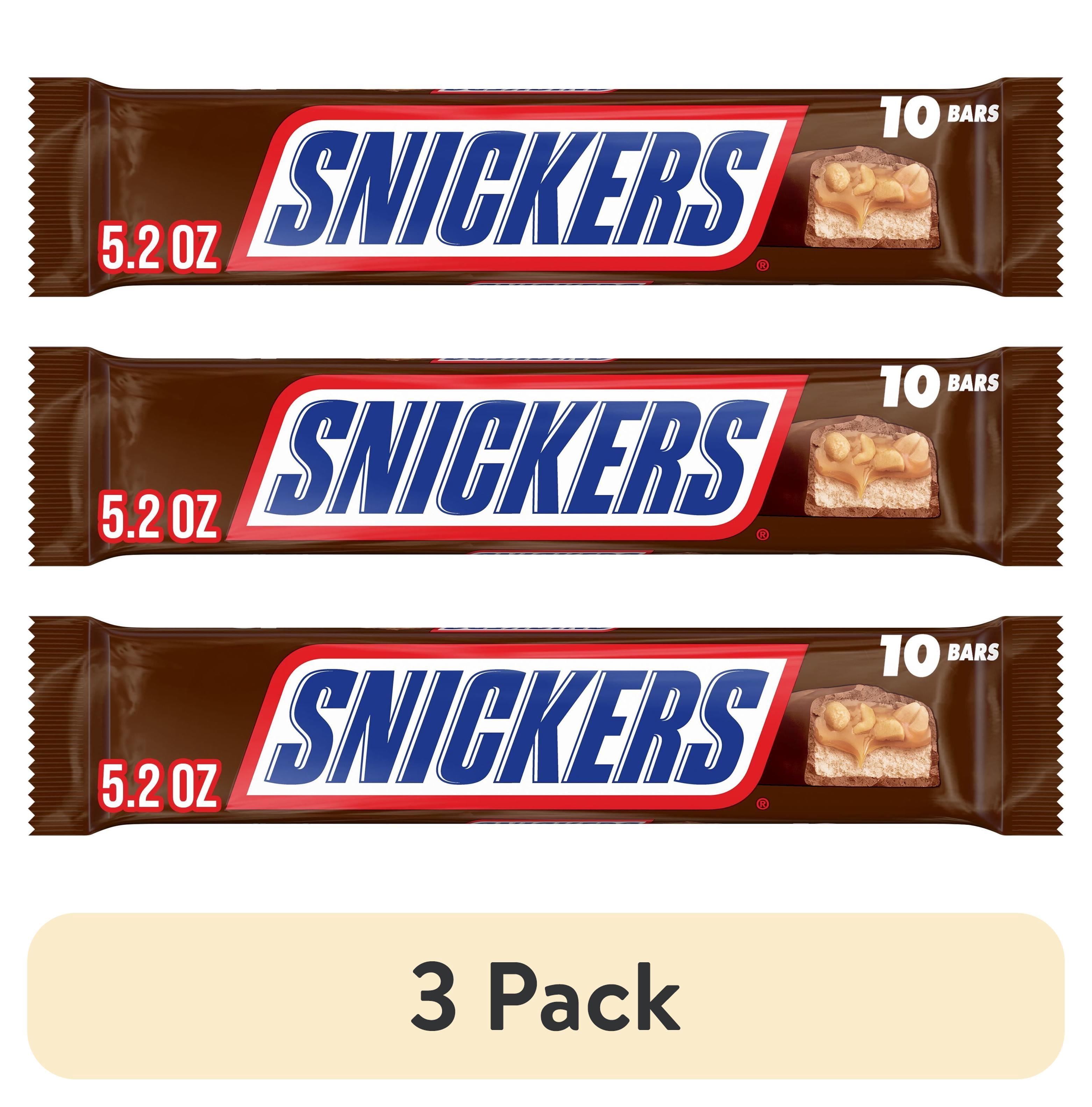 (3 pack) Snickers Fun Size Milk Chocolate Bars - 10 Ct