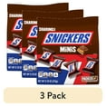 thumbnail image 1 of (3 pack) Snickers Mini Size Milk Chocolate Candy Bars - 9.7 oz Bag, 1 of 14