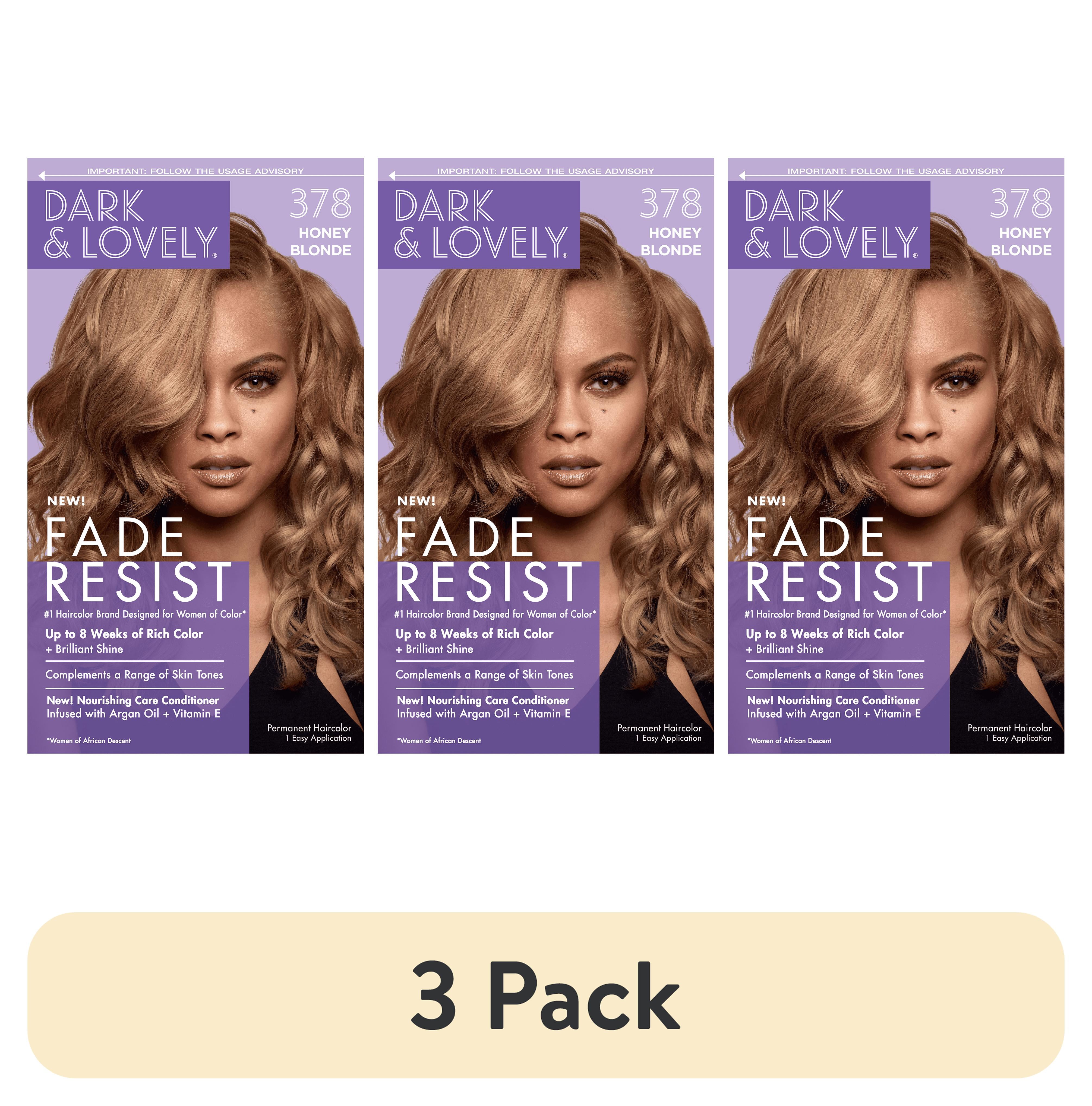 3 pack) SoftSheen-Carson Dark & Lovely Fade Resist Hair Color, 378