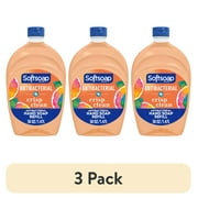 (3 pack) Softsoap Antibacterial Liquid Hand Soap Refill, Crisp Clean, 50 Fluid Ounce Bottle