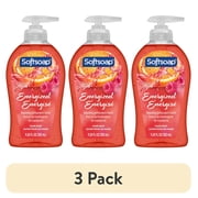 (3 pack) Softsoap Energized Liquid Hand Soap, Paraben Free, pH Balanced, Raspberry and Mandarin Scent, 11.25 fl oz Pump Bottle