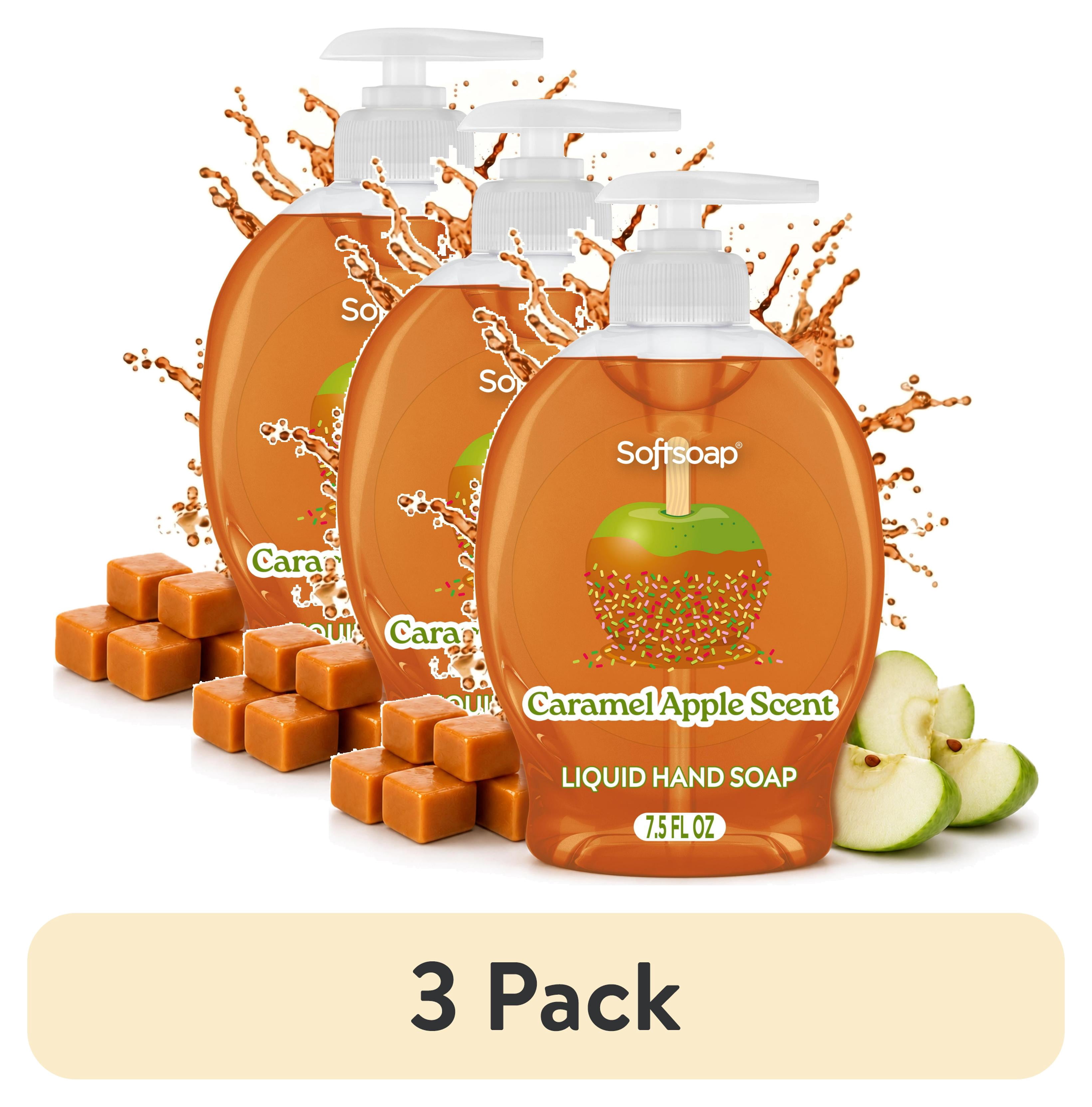 (3 pack) Softsoap Limited Edition Liquid Hand Soap, Caramel Apple Scent, 7.5 fl oz