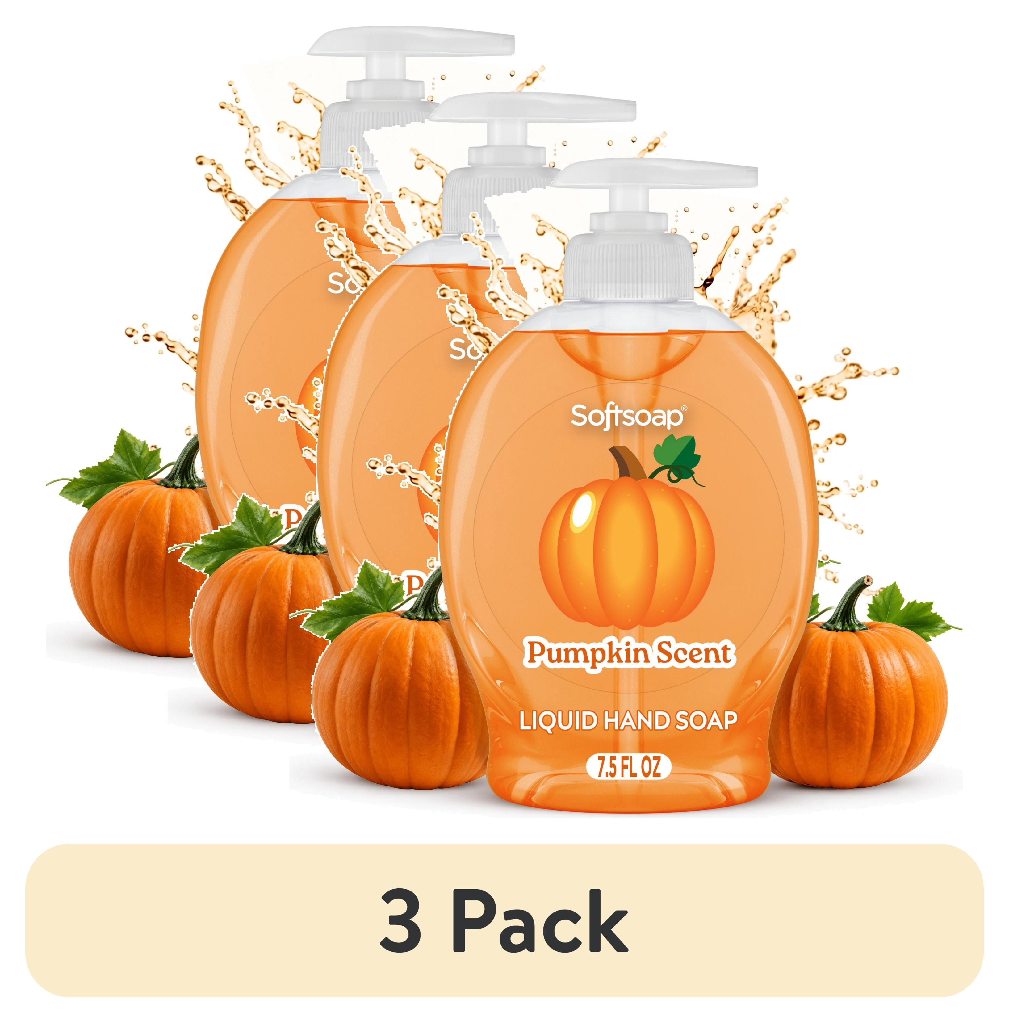 (3 pack) Softsoap Limited Edition Liquid Hand Soap, Pumpkin Scent, 7.5 fl oz
