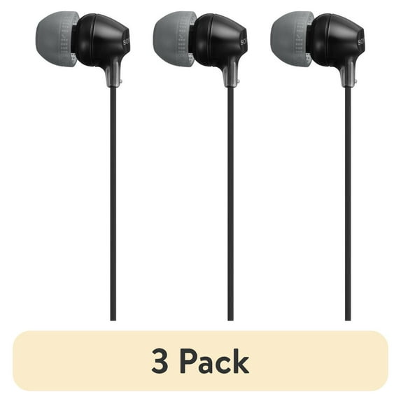 (3 pack) Sony MDREX15LP/B Earbuds