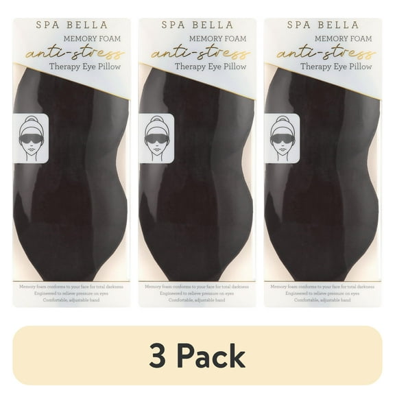 (3 pack) Spa Bella Memory Foam Sleep Mask