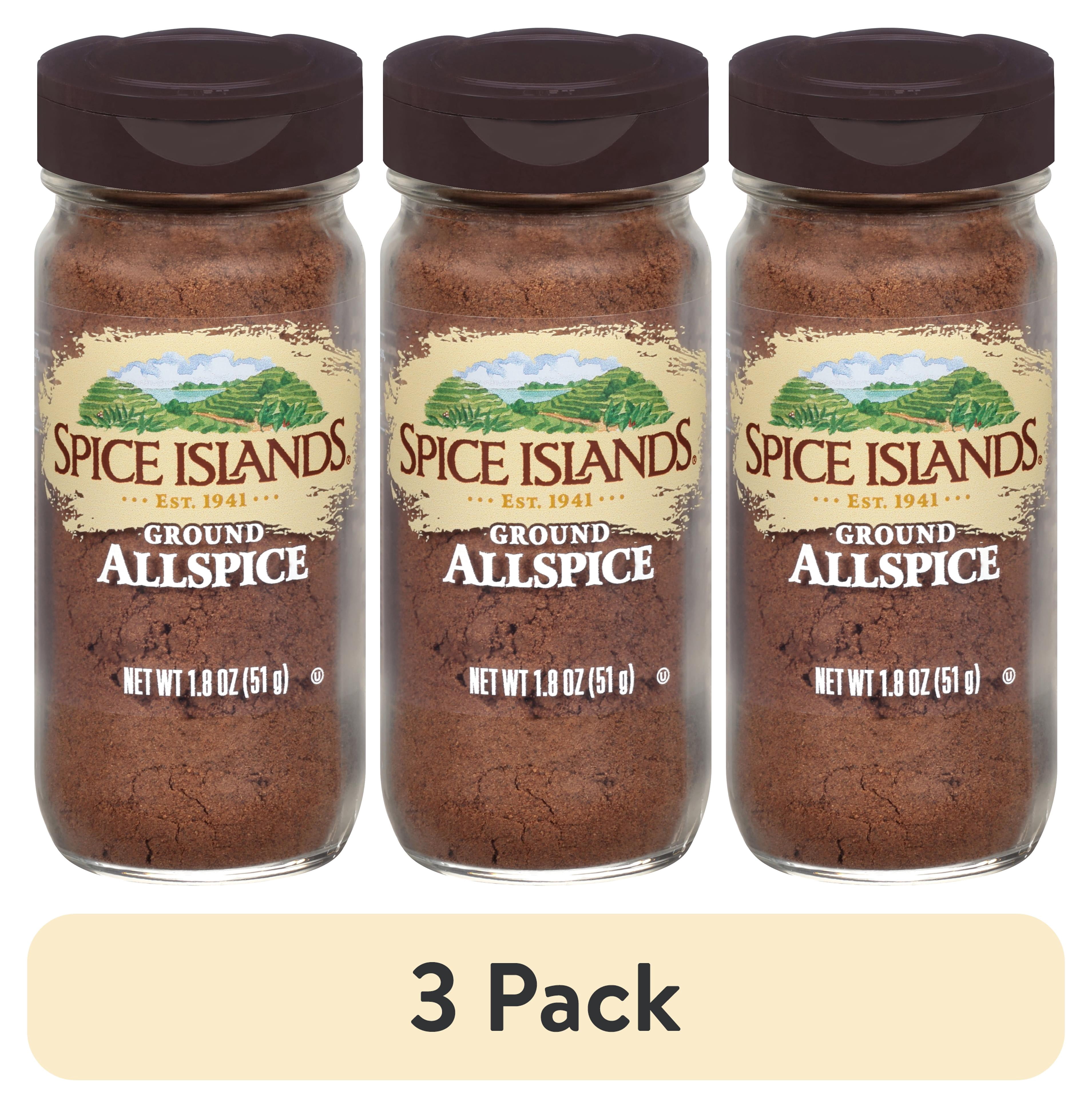 (3 pack) Spice Islands Ground Allspice, Kosher, 1.8 oz
