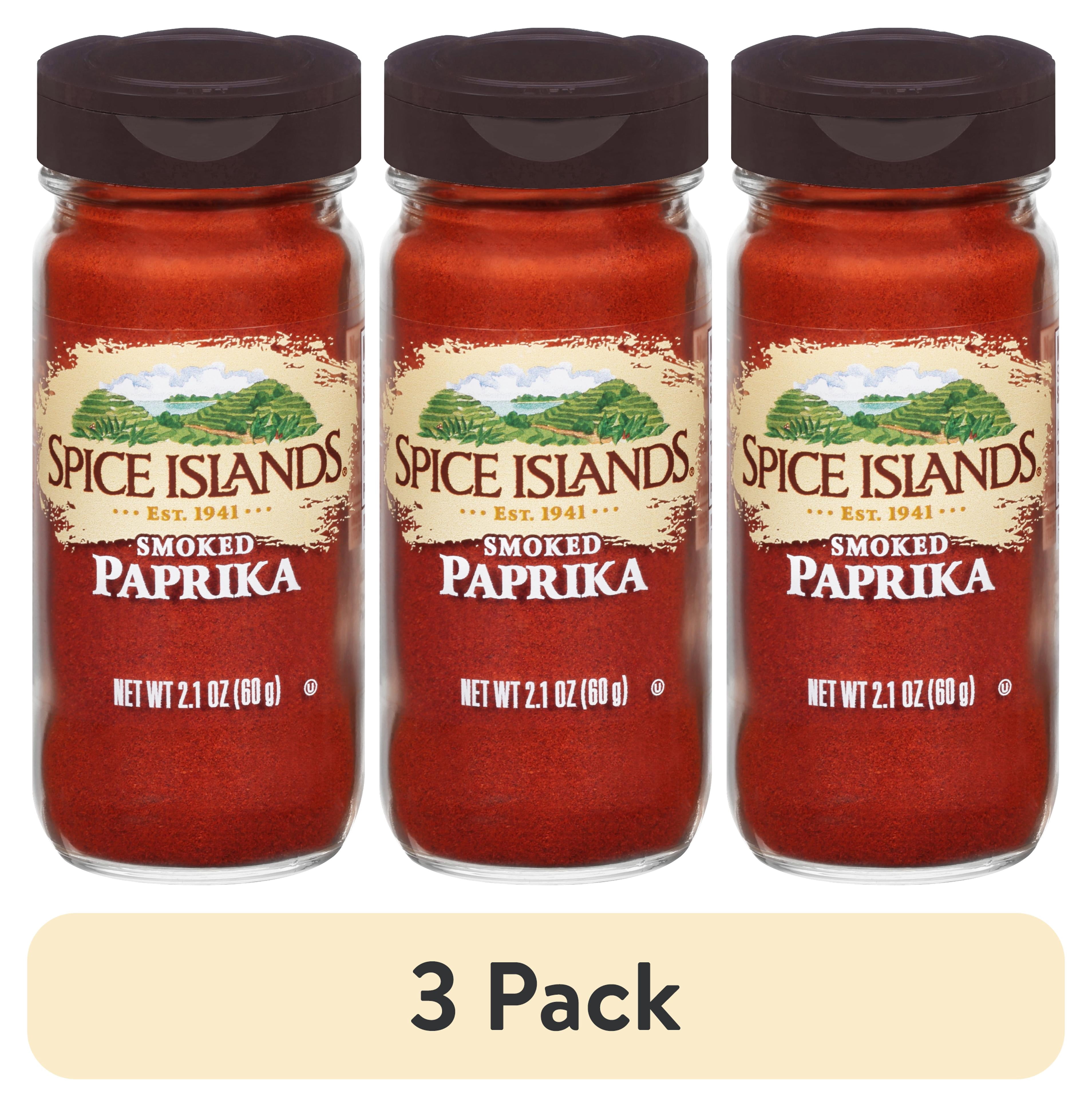 (3 pack) Spice Islands Paprika, Kosher, 2.1 oz