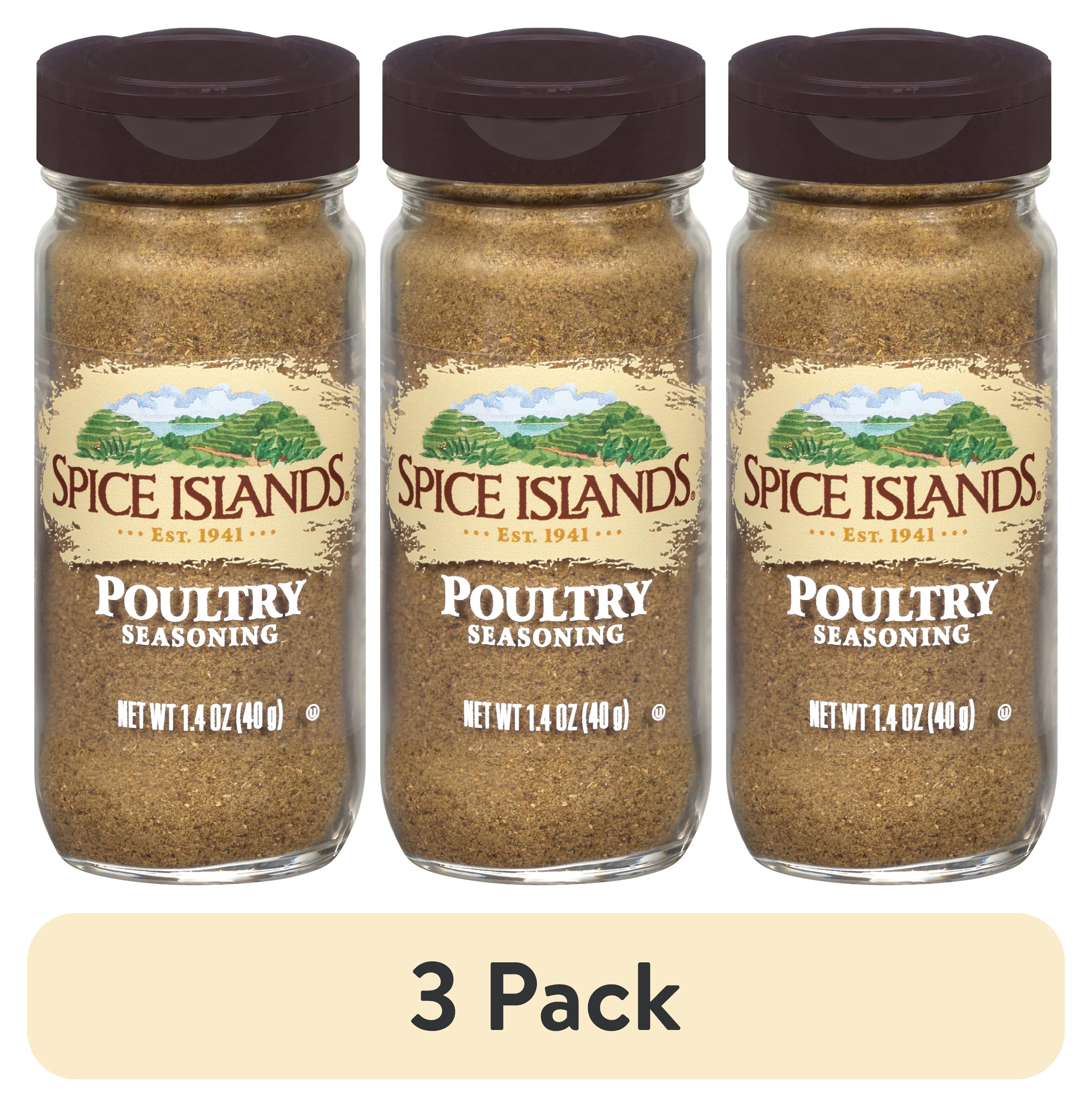 (3 pack) Spice Islands Poultry Seasoning, 1.4 oz