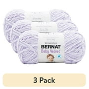 (3 pack) Spinrite 164186-86032 Bernat Baby Velvet Yarn&#44; Lilac Blooms