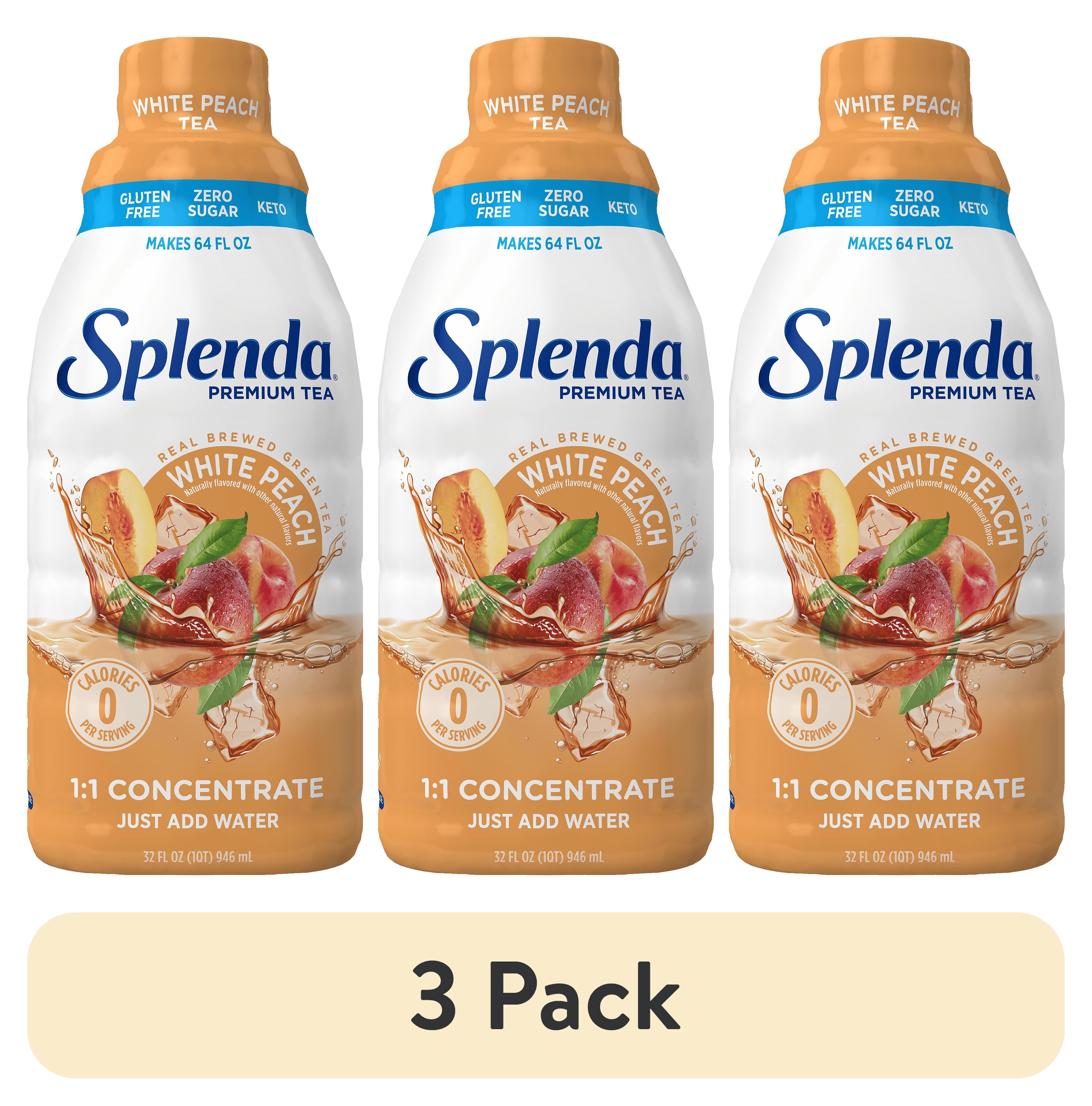 (3 pack) Splenda White Peach Tea Concentrate - 32oz