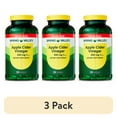thumbnail image 1 of (3 pack) Spring Valley Apple Cider Vinegar General Health & Wellness Dietary Supplement Capsules, 450 mg, 250 Count, 1 of 11