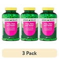 thumbnail interactive-video image 1 of (3 pack) Spring Valley Hair, Skin & Nails Caplets Dietary Supplement, 240 Count, 1 of 13