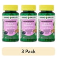 thumbnail interactive-video image 1 of (3 pack) Spring Valley Kids Melatonin Chewable Tablets Sleep Support Dietary Supplement, Grape Flavor, 1 mg, 60 Count, 1 of 13