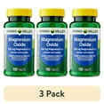 thumbnail interactive-video image 1 of (3 pack) Spring Valley Magnesium Bone & Muscle Health Dietary Supplement Tablets, 250 mg, 100 Count, 1 of 8
