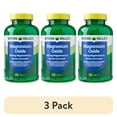 thumbnail interactive-video image 1 of (3 pack) Spring Valley Magnesium Dietary Supplement Tablets for Bone and Muscle Health, 250 mg, 250 Count, 1 of 13