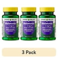 thumbnail interactive-video image 1 of (3 pack) Spring Valley Melatonin Tablets Dietary Supplement, 1 mg, 120 Count, 1 of 13