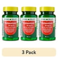 thumbnail interactive-video image 1 of (3 pack) Spring Valley Potassium Dietary Supplement Caplets for Heart Health, 99 mg, 100 Count, 1 of 14