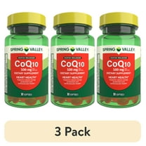(3 pack) Spring Valley Rapid-Release CoQ10 Dietary Supplement, 100 mg, 30 Count