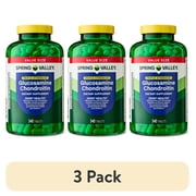 (3 pack) Spring Valley Triple Strength Glucosamine Chondroitin Tablets Dietary Supplement Value Size, 340 Count
