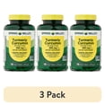 thumbnail interactive-video image 1 of (3 pack) Spring Valley Turmeric Curcumin with Ginger Powder Dietary Supplement, 500 mg, 180 Count, 1 of 12