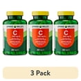 thumbnail interactive-video image 1 of (3 pack) Spring Valley Vitamin C with Rose Hips, 500 mg, 250 Count,  Dietary Supplement Tablets for Immune Health, 1 of 14