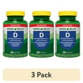 thumbnail interactive-video image 1 of (3 pack) Spring Valley Vitamin D3 Softgels, 25 mcg (1000 IU), 450 Count, Supplement for Bone and Immune Health, 1 of 9
