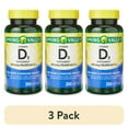 thumbnail image 1 of (3 pack) Spring Valley Vitamin D3 Supplement Softgels for Bone and Immune Health, 250 mcg (10,000 IU), 200 count, 1 of 3