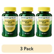 3 pack Spring Valley Womens 50+ Multi Tablets, 150 Count
