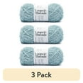 thumbnail image 1 of (3 pack) Squeaky Clean Solid Yarn by Loops & Threads - Yarn for Knitting - Crochet - Weaving - and Arts & Crafts - Blue - Polyester - 3.5 oz, 1 of 2