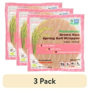 (3 pack) Star Anise Foods Vietnamese Brown Rice Spring Roll Wrappers 8 oz - Gluten-Free Tortillas & Wraps