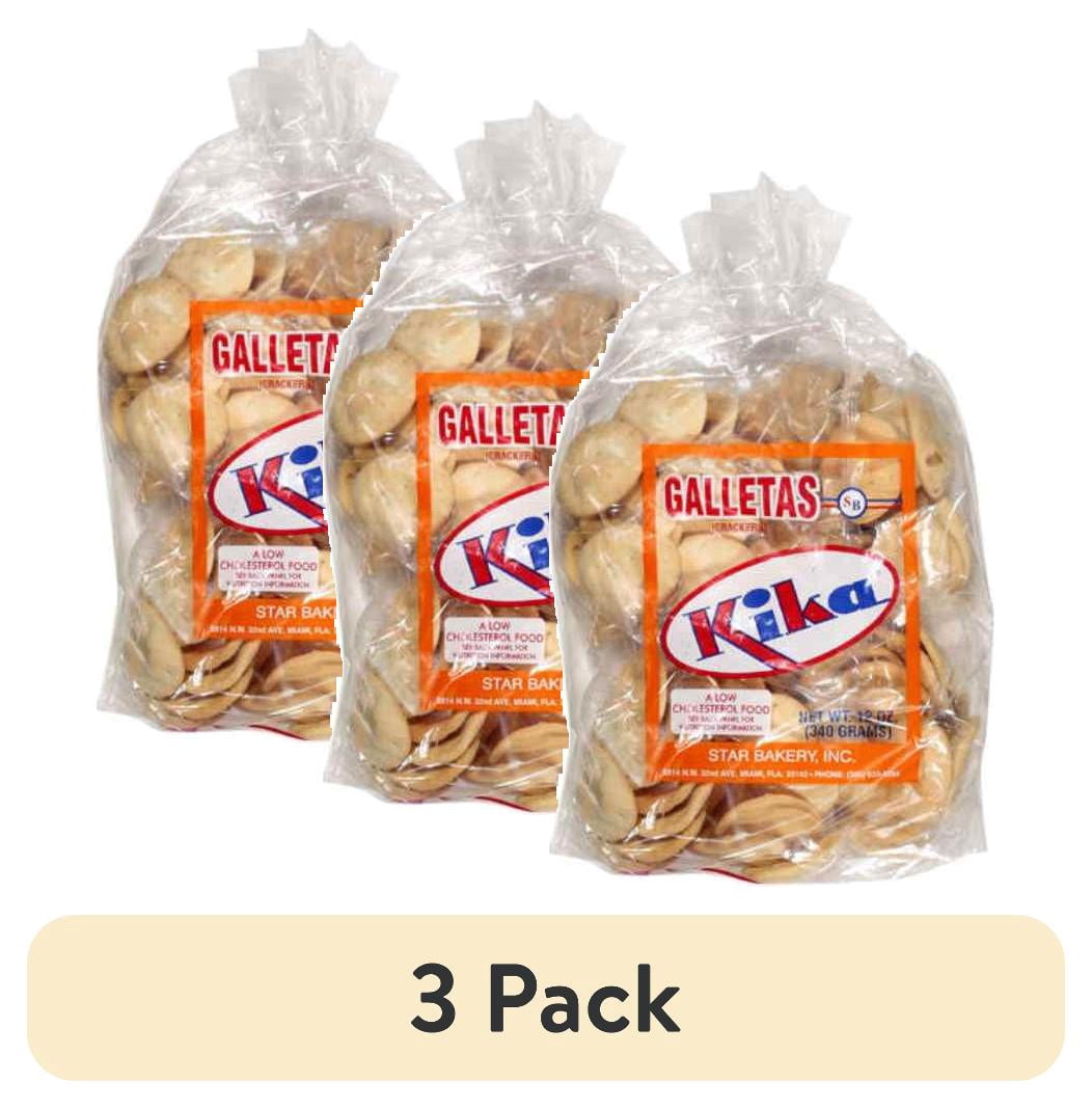 (3 pack) Star Bakery Kika Crackers, 12 oz
