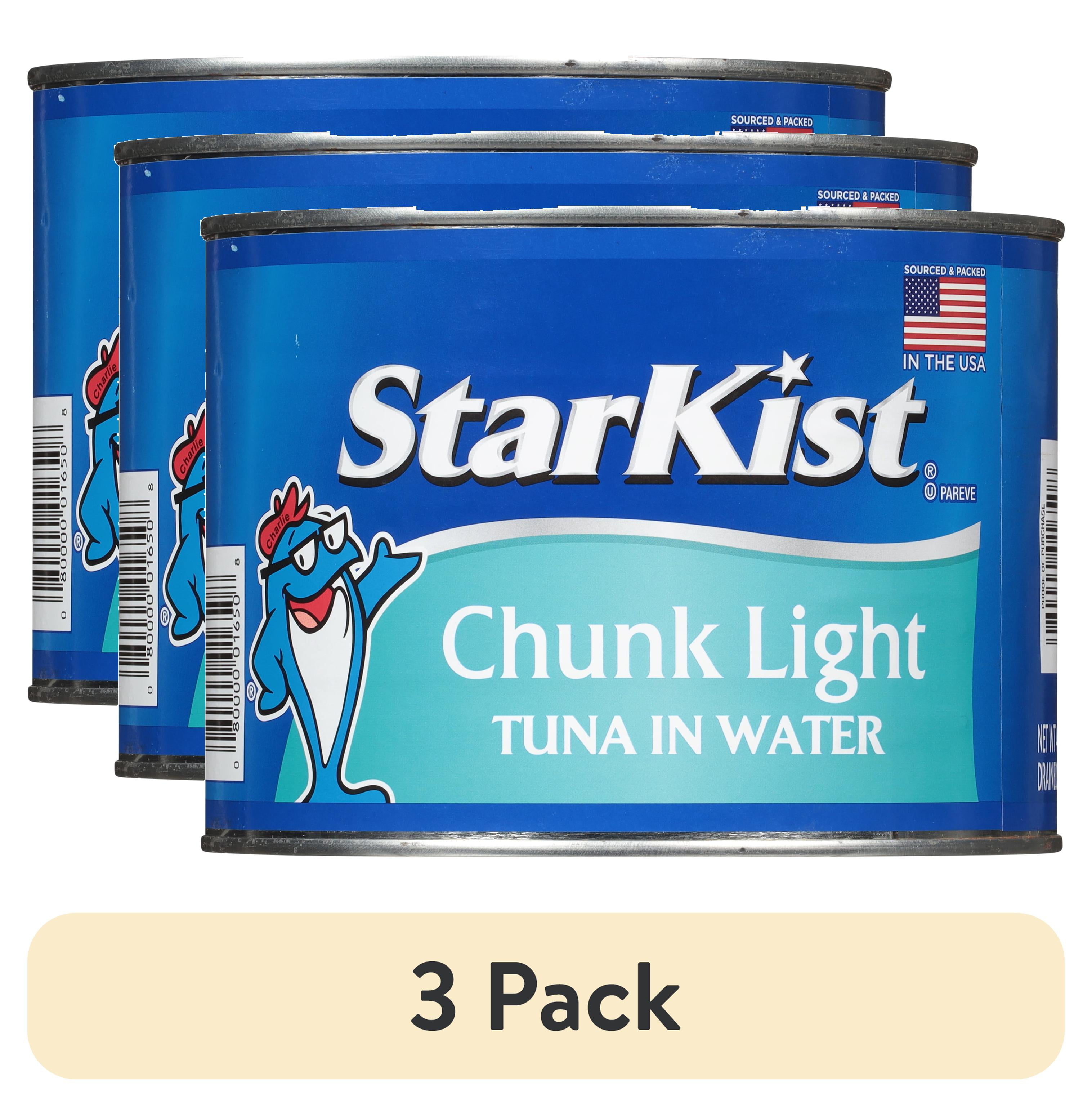 (3 pack) StarKist Chunk Light Tuna in Water, 4lb 2.5oz Can
