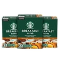 thumbnail image 1 of (3 pack) (3 pack) Starbucks Breakfast Blend, Medium Roast Coffee, Keurig K-Cup Single Serve Coffee Pods, 22 Count, 1 of 1
