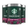 thumbnail image 1 of (3 pack) Starbucks Premium Instant Coffee, Dark Roast Coffee, Arabica Beans, 3.17 oz, 1 of 10