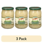 (3 pack) Steinfeld's Home Style Sliced Sauerkraut, Gluten-Free, 32 fl oz, Jar