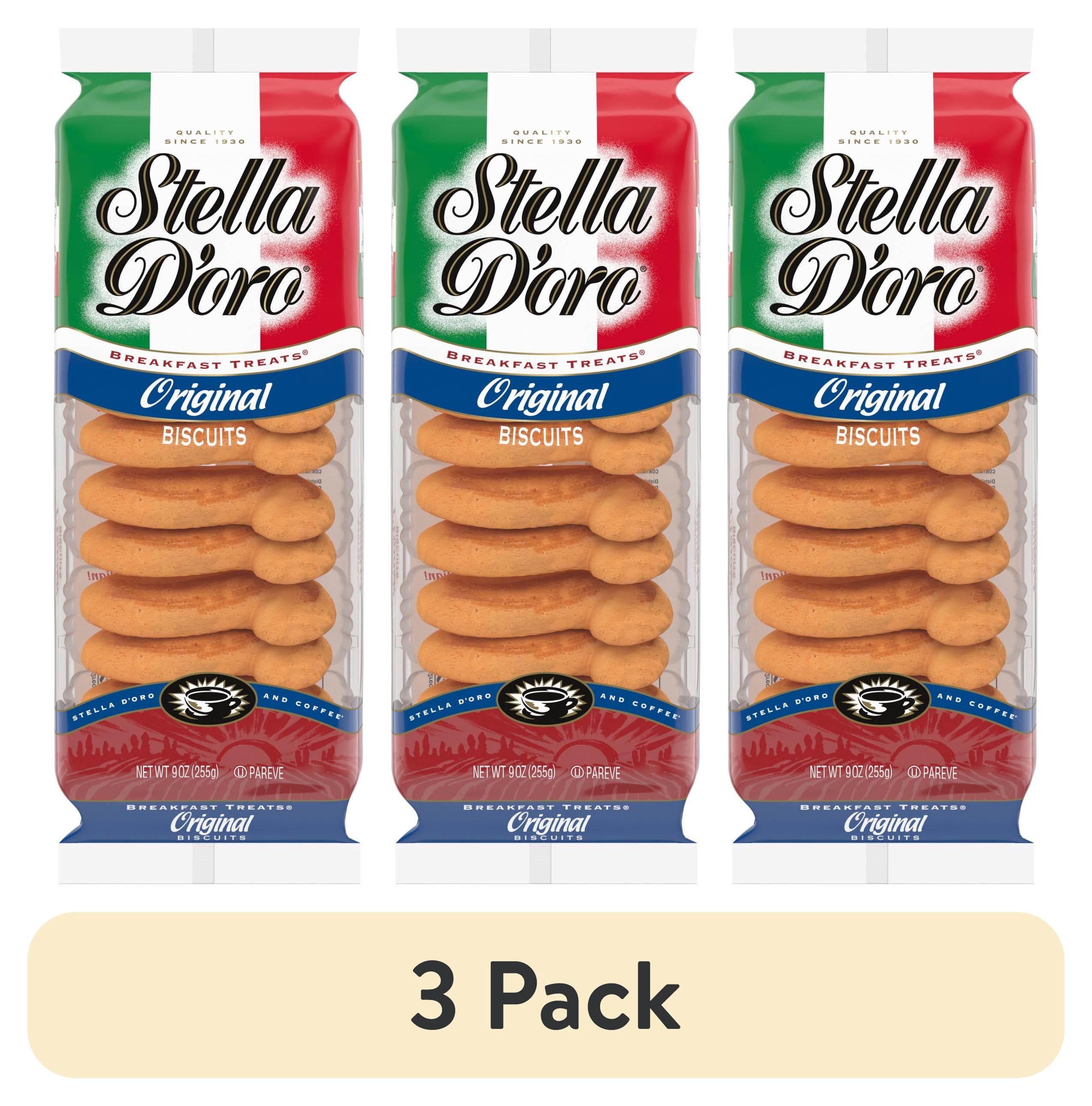 (3 pack) Stella D'oro Cookies Original Breakfast Treats, 9 oz