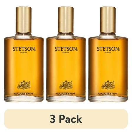 (3 pack) Stetson Original Cologne Spray for Men, 2.25 fl oz