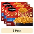 thumbnail image 1 of (3 pack) Stouffer’s Macaroni and Cheese Meal, Supreme Shells and Cheese, Cheddar Cheese Sauce, Boxed Mac and Cheese Pasta Dinner Kit, 12 oz, 1 of 17