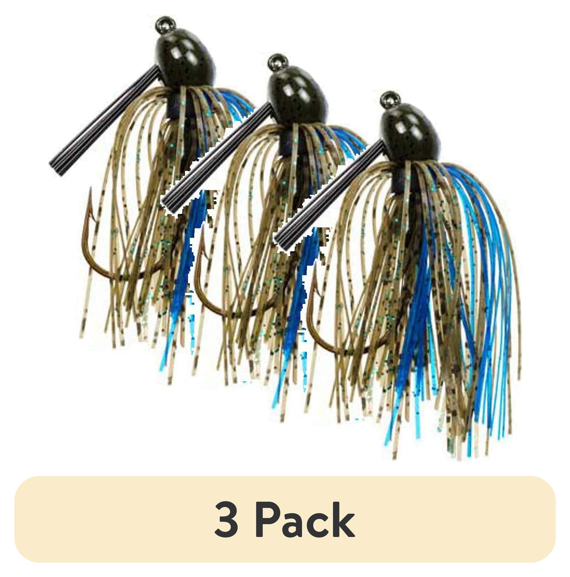 (3 pack) Strike King Bitsy Bug Mini Jig 3/16oz Okeechobee Craw Bass Jig
