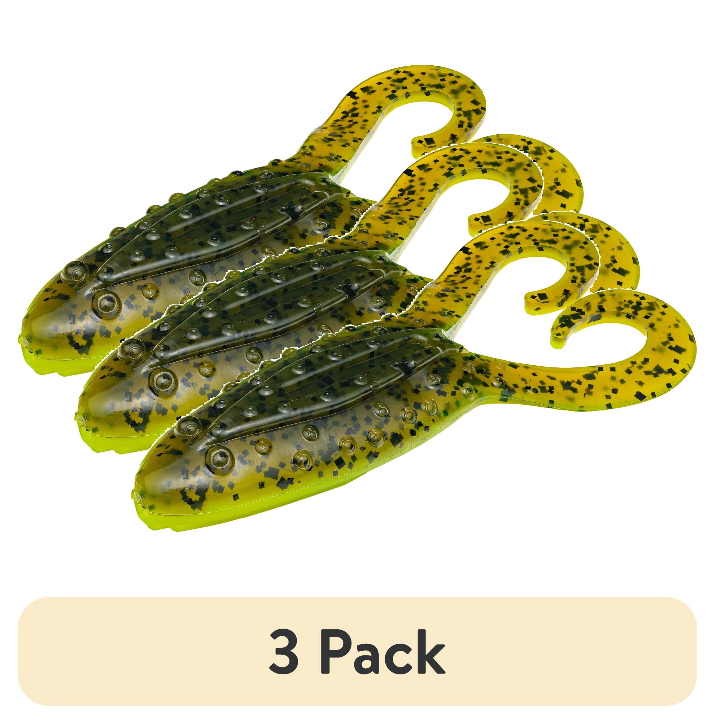 (1 pack) Strike King Gurgle Toad Green Pumpkin Chartreuse Belly Soft Bait Lure