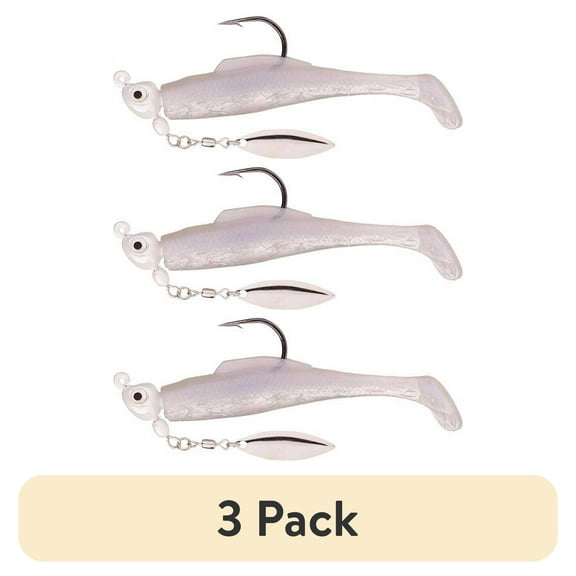 (3 pack) Strike King Speckled Trout Magic 1/4 oz Jig Head Opening Night Spinnerbait Lure